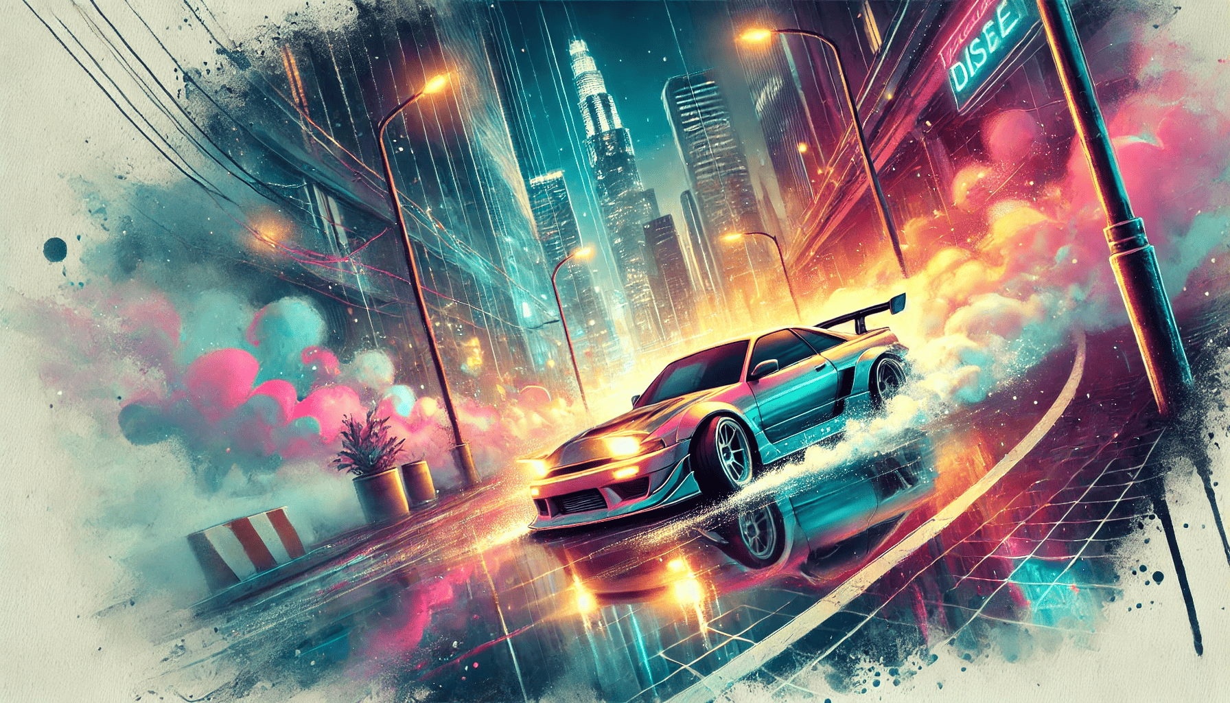 Course urbaine intense